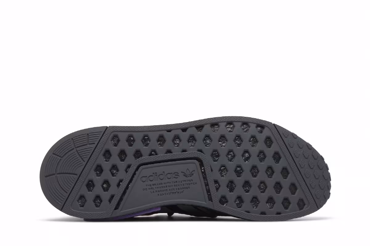 adidas NMD_R1 Black Active Purple, view 5