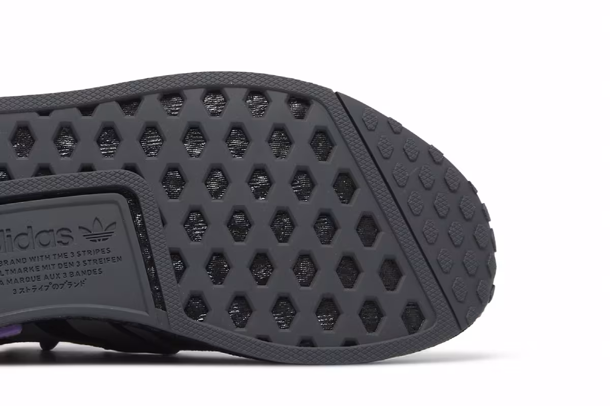adidas NMD_R1 Black Active Purple, view 6