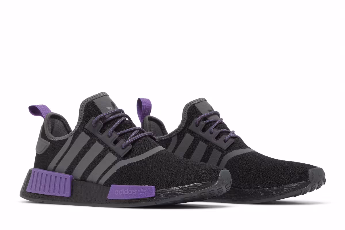adidas NMD_R1 Black Active Purple, view 9