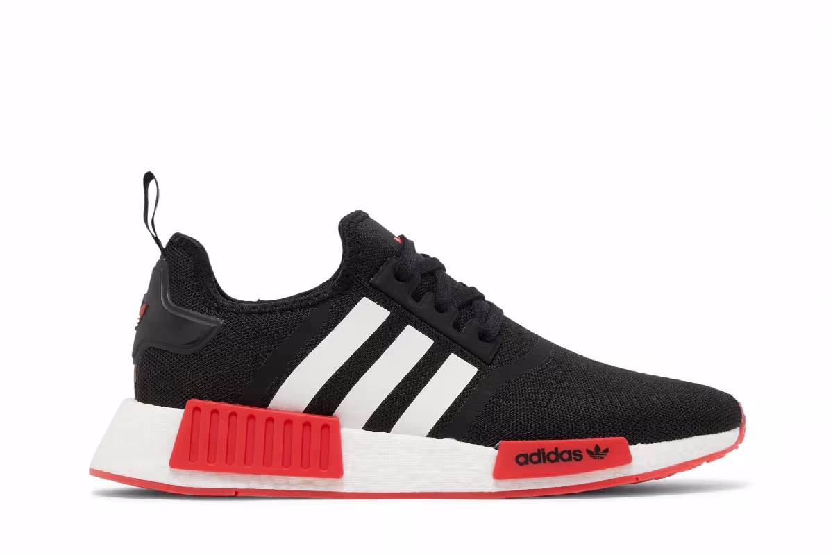 adidas NMD_R1 Black Vivid Red, view 2