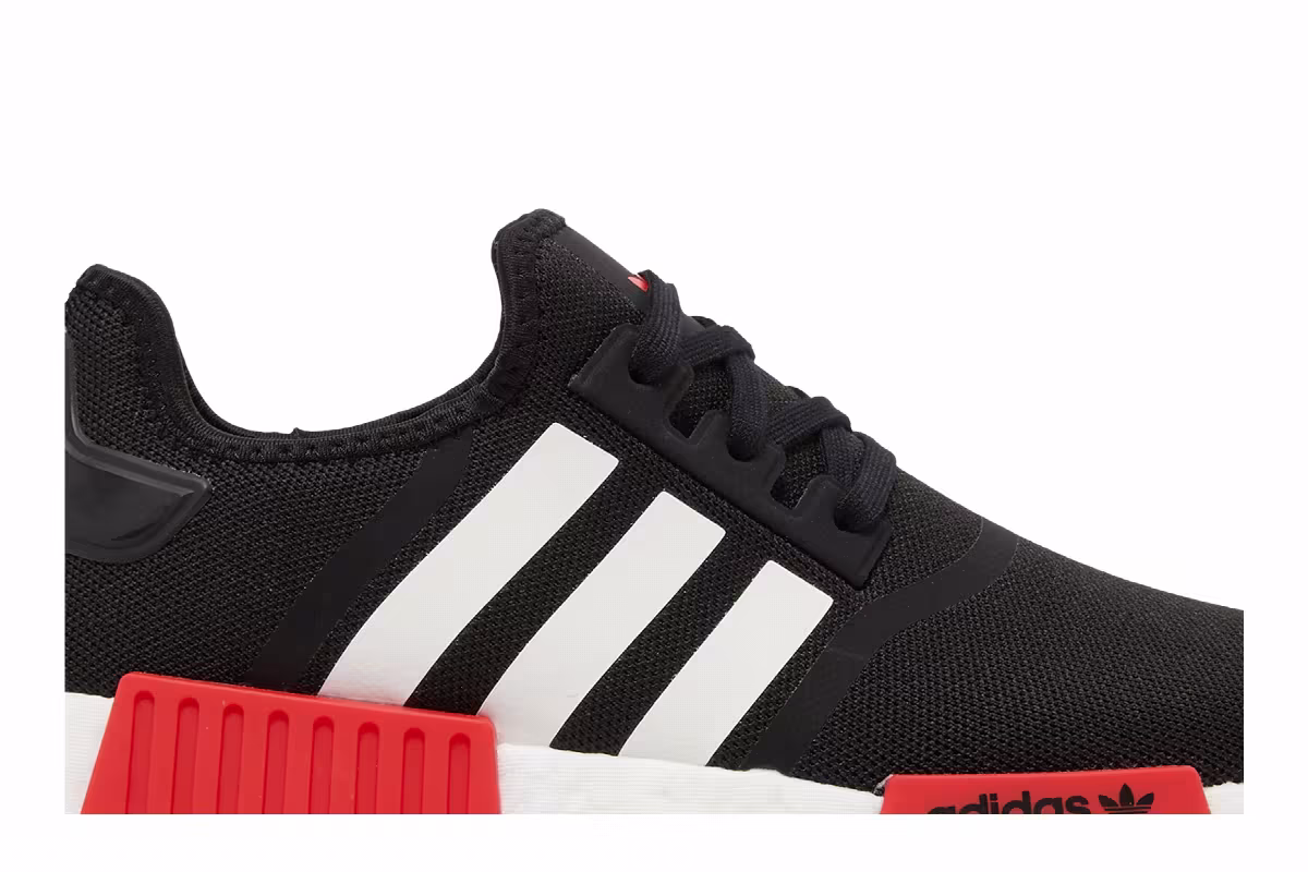 adidas NMD_R1 Black Vivid Red, view 3