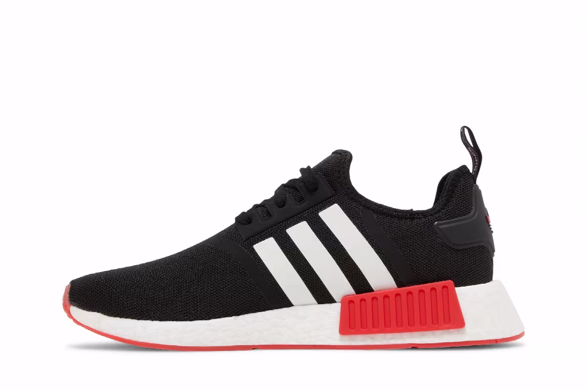 adidas NMD_R1 Black Vivid Red, view 4