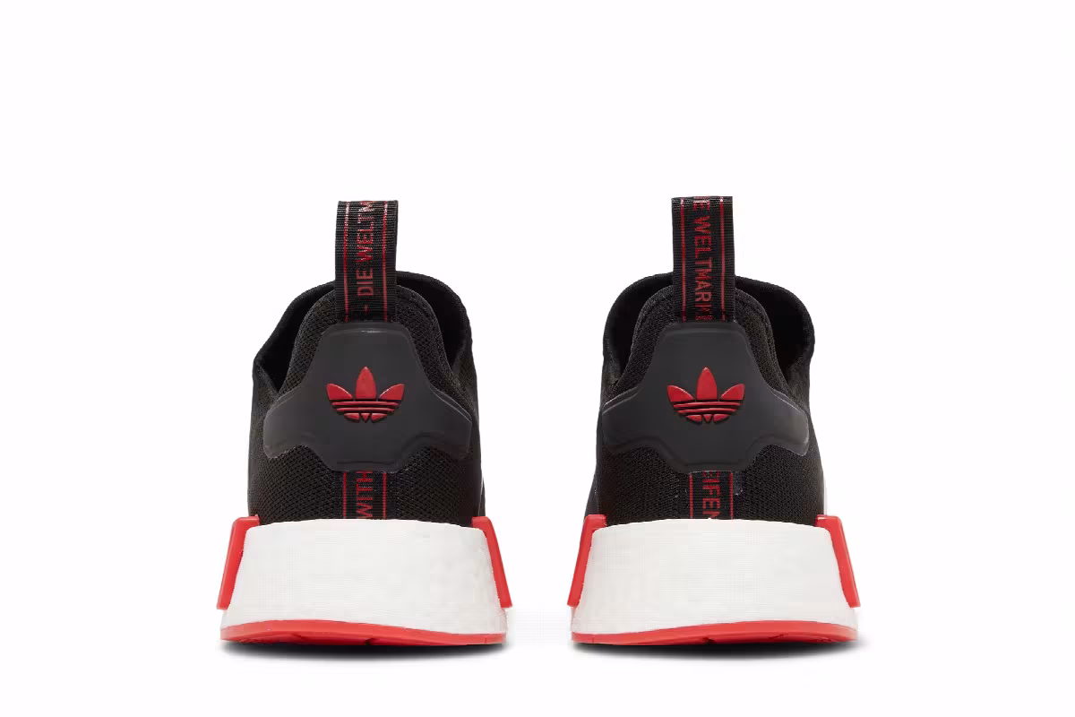 adidas NMD_R1 Black Vivid Red, view 7