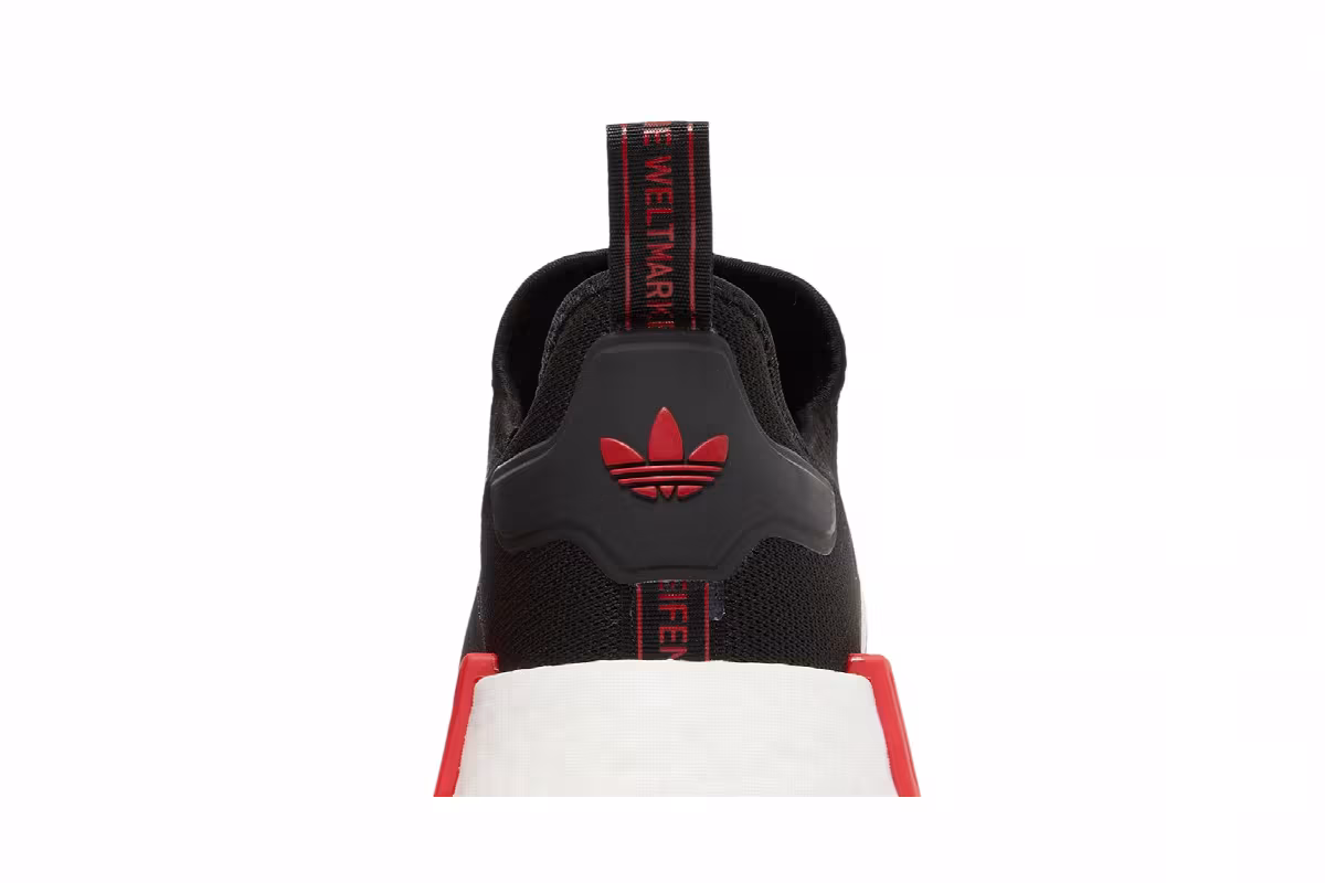 adidas NMD_R1 Black Vivid Red, view 8