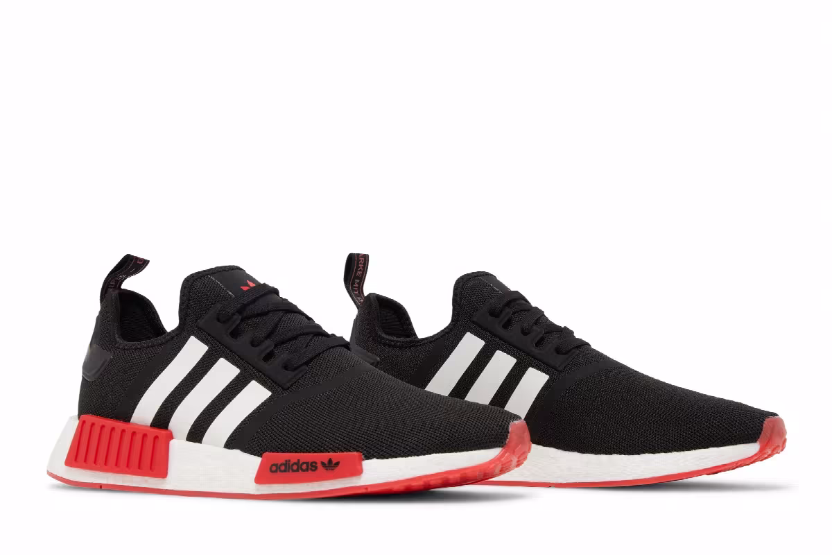 adidas NMD_R1 Black Vivid Red, view 9