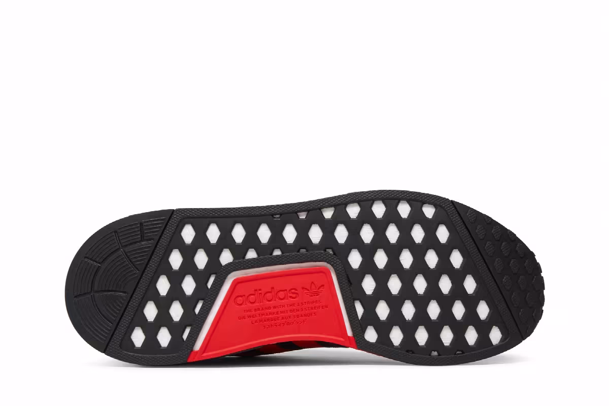 adidas NMD_R1 Black Vivid Red, view 5