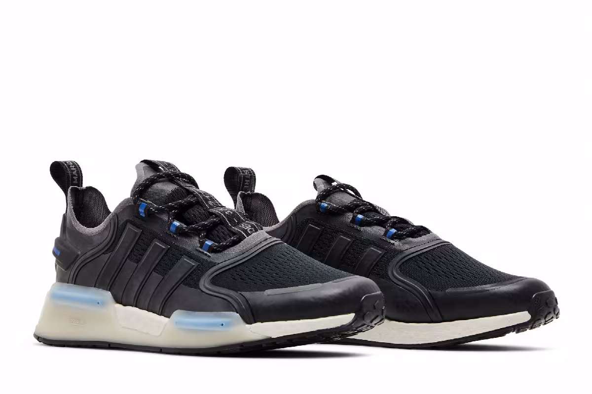 adidas NMD_V3 Black Blue Rush, view 9