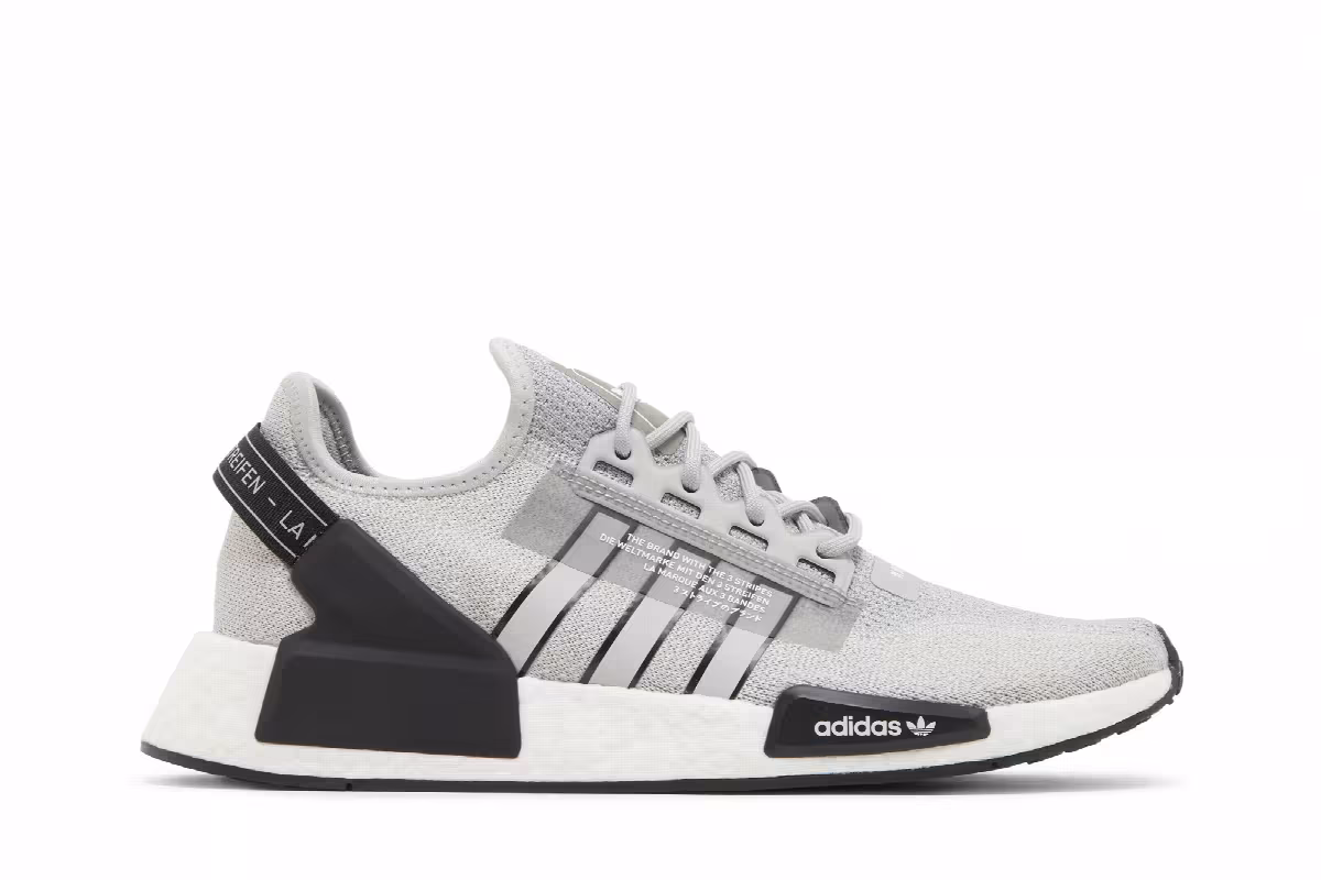 Adidas NMD_R1 V2 Grey Black, view 2