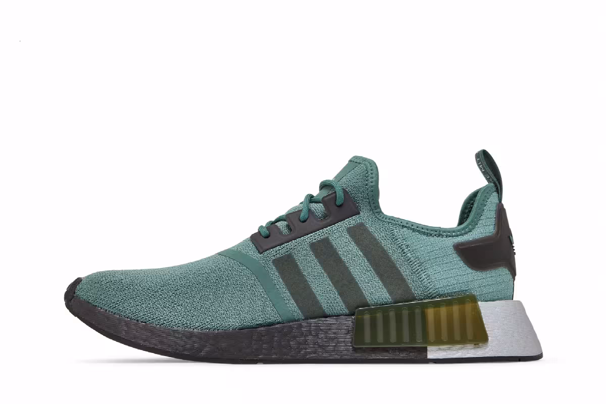 adidas NMD_R1 Tech Emerald Black, view 4