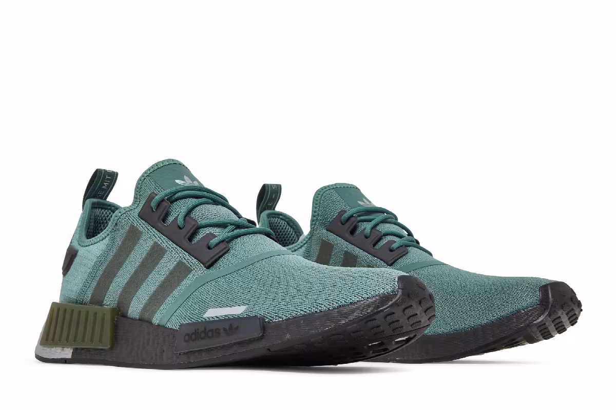 adidas NMD_R1 Tech Emerald Black, view 9