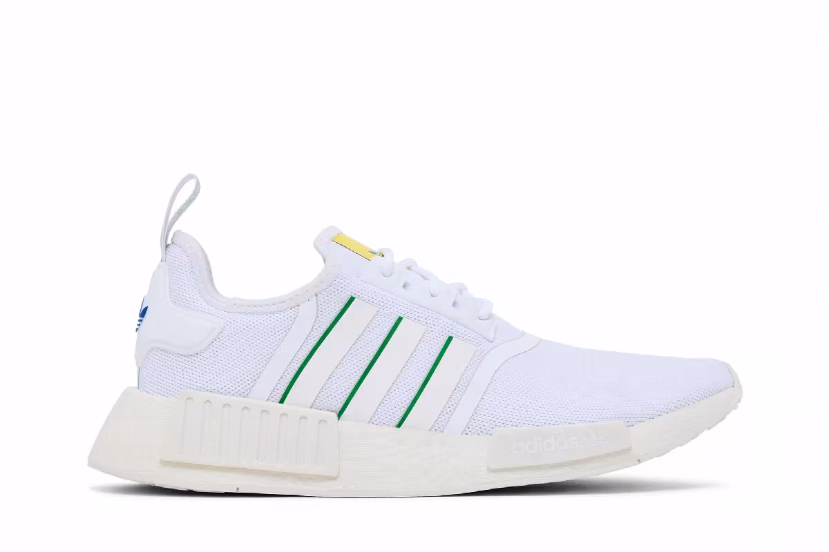 adidas NMD_R1 White Green, view 2