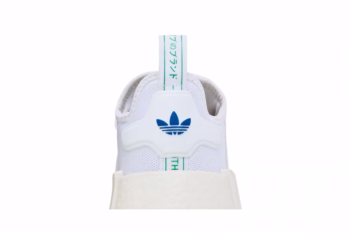 adidas NMD_R1 White Green, view 8
