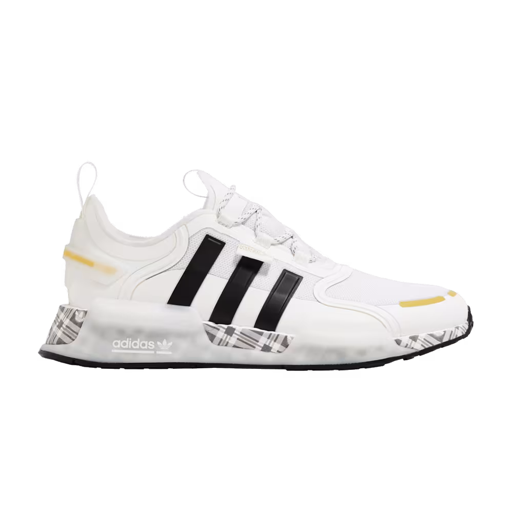 Adidas NMD_R1 V3 White Gold Plaid