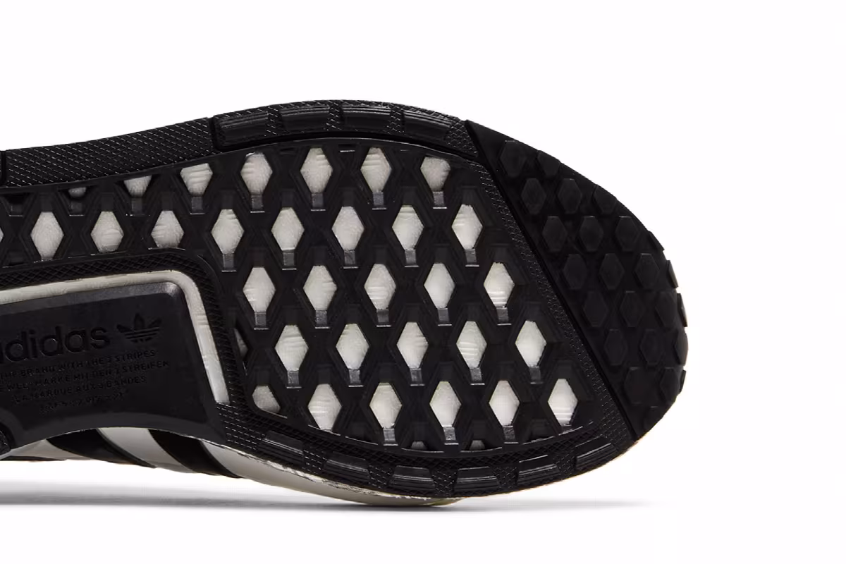 Adidas NMD_R1 V3 White Gold Plaid, view 6