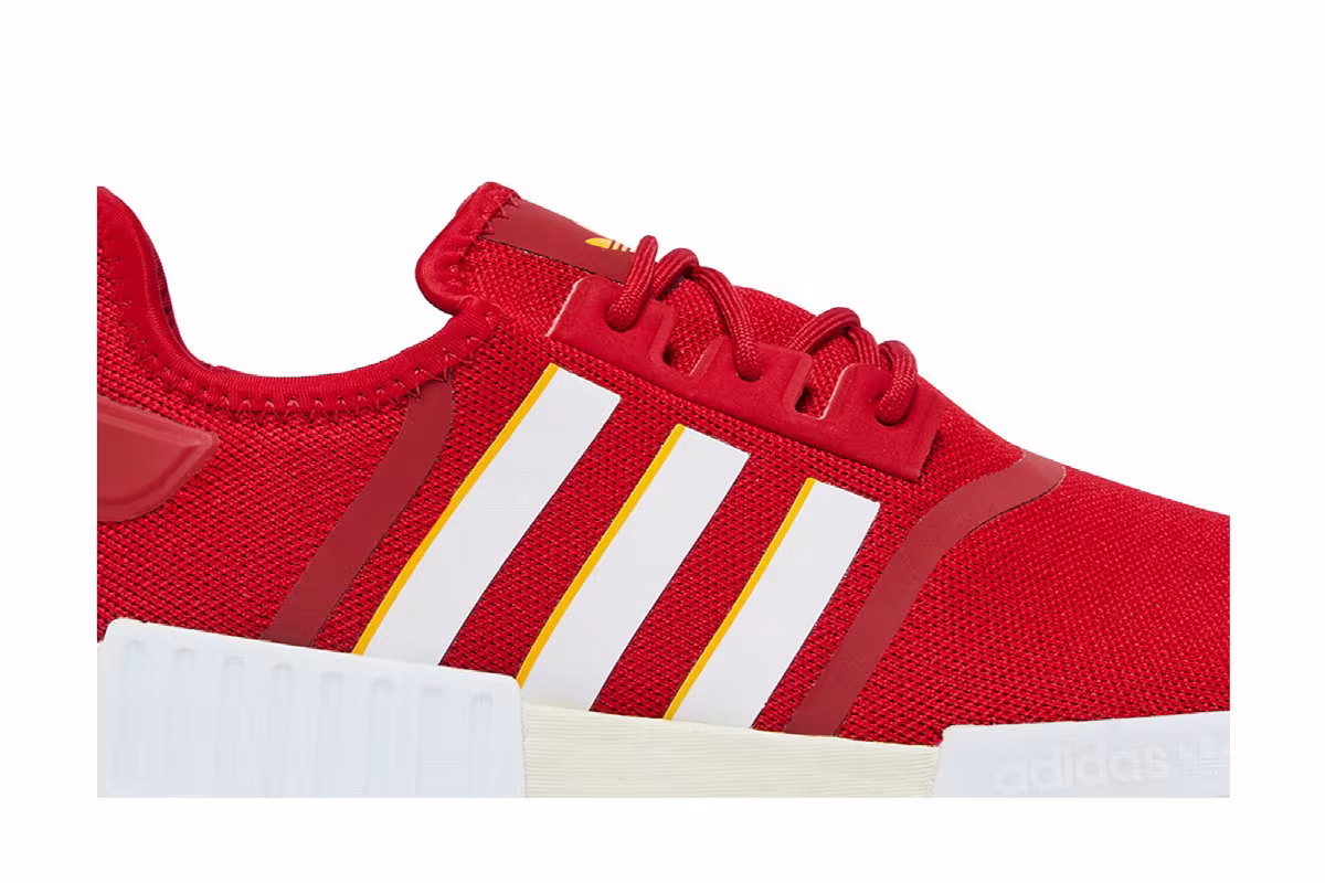adidas NMD_R1 Power Red Yellow, view 3