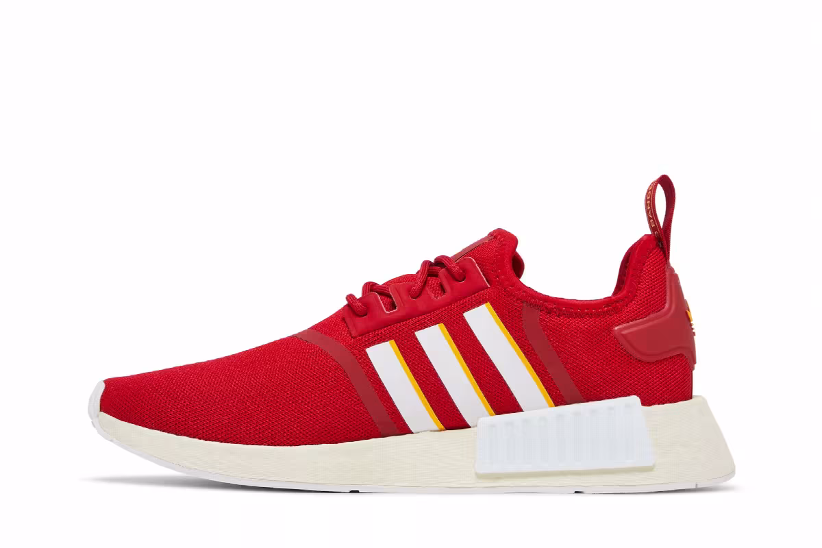 adidas NMD_R1 Power Red Yellow, view 4