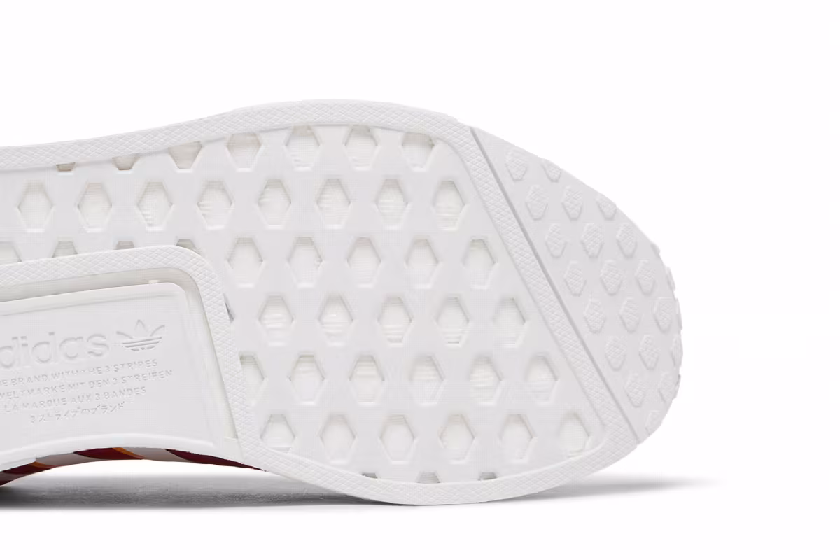 adidas NMD_R1 Power Red Yellow, view 6