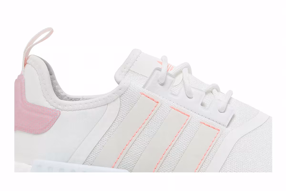 adidas Women's NMD_R1 White Acid Red, view 3
