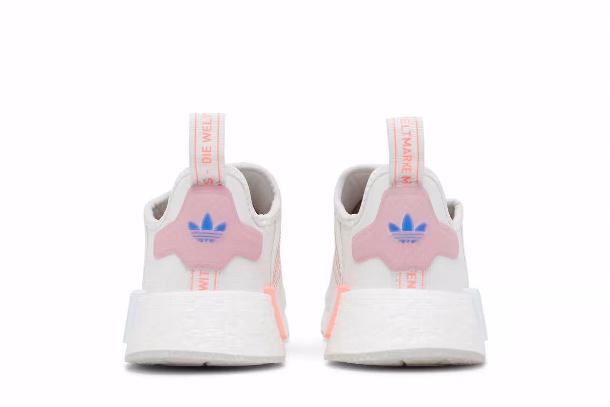 adidas Women's NMD_R1 White Acid Red, view 7