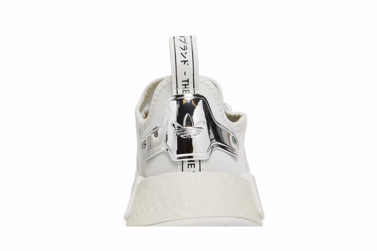 adidas Women's NMD_R1 White Silver Metallic, view 8