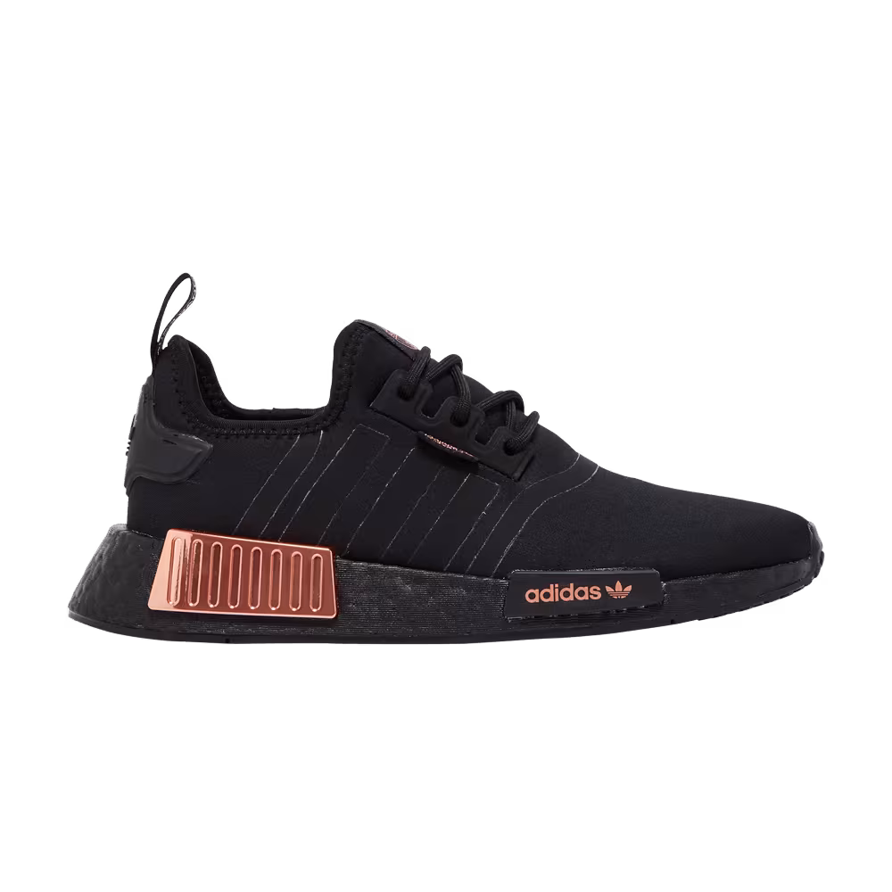 Adidas Women's NMD_R1 Black Rose Gold Metallic