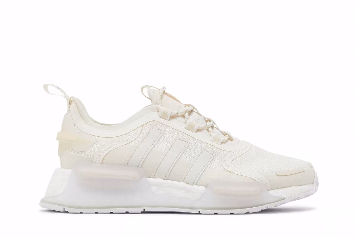 adidas Women's NMD_R1 V3 Cloud White Magic Beige, view 2