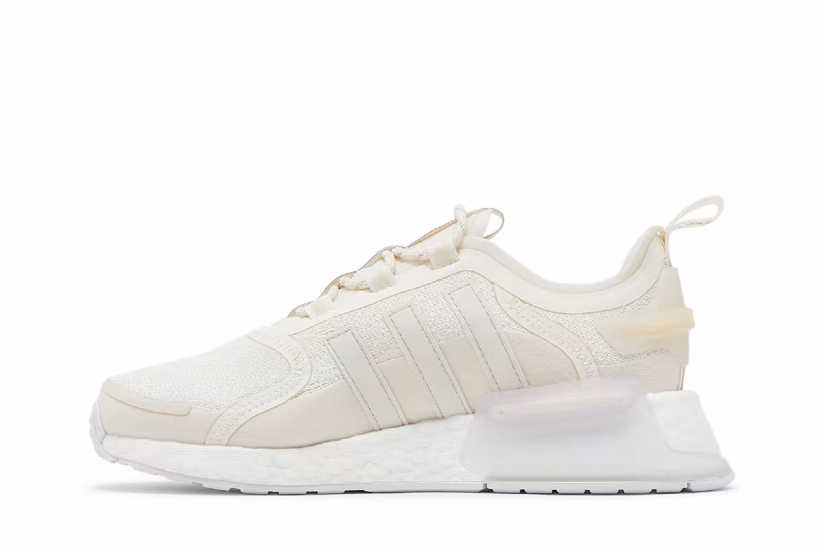 adidas Women's NMD_R1 V3 Cloud White Magic Beige, view 4