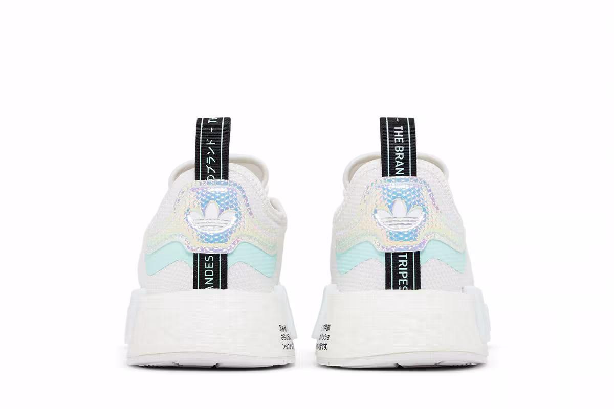 Adidas Women's NMD_R1 White Clear Mint, view 7