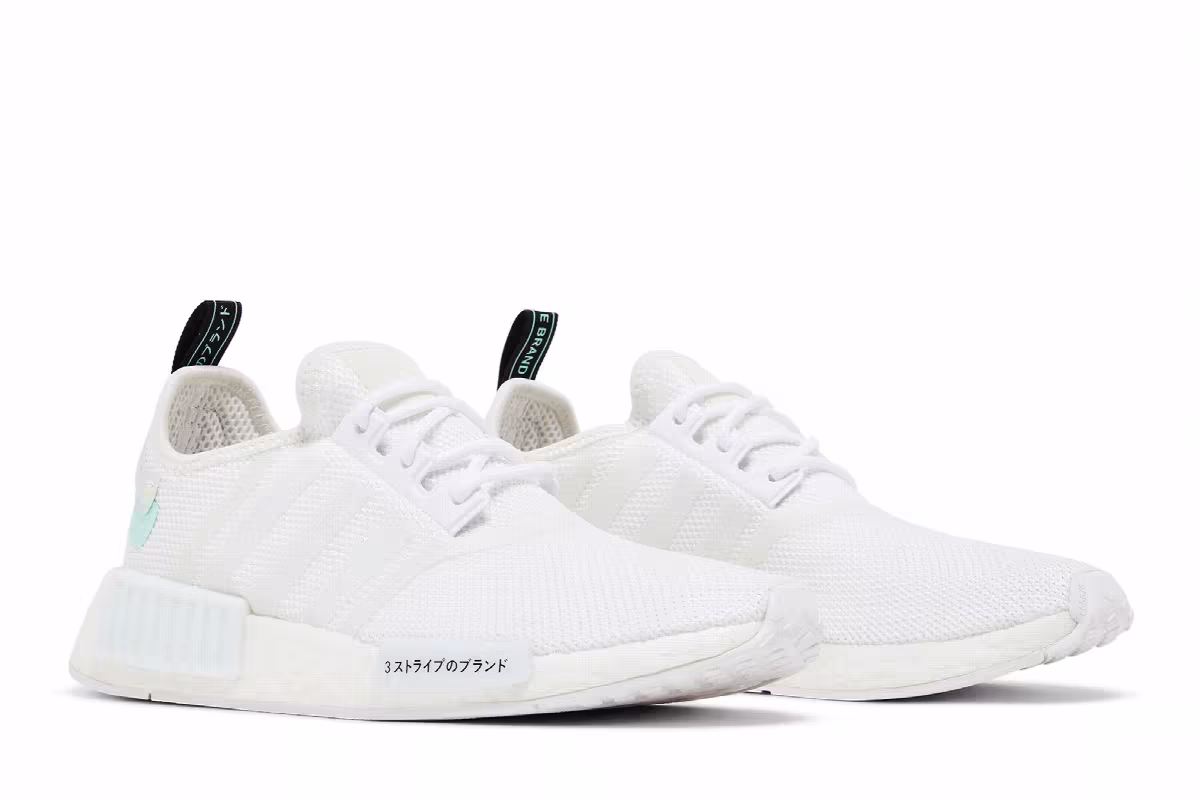 Adidas Women's NMD_R1 White Clear Mint, view 9