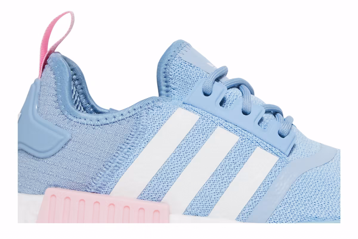 adidas Women's NMD_R1 Blue Pink, view 3