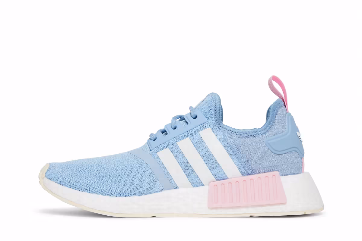 adidas Women's NMD_R1 Blue Pink, view 4