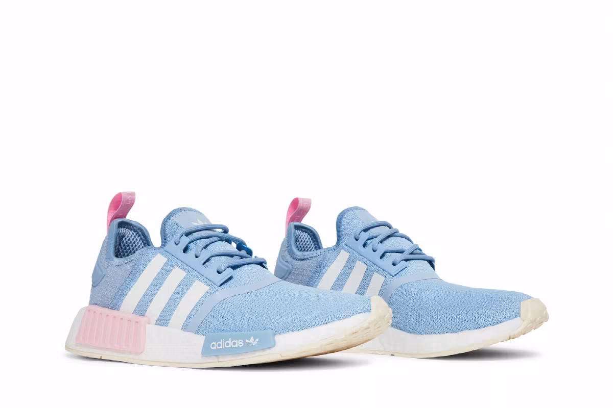 adidas Women's NMD_R1 Blue Pink, view 9