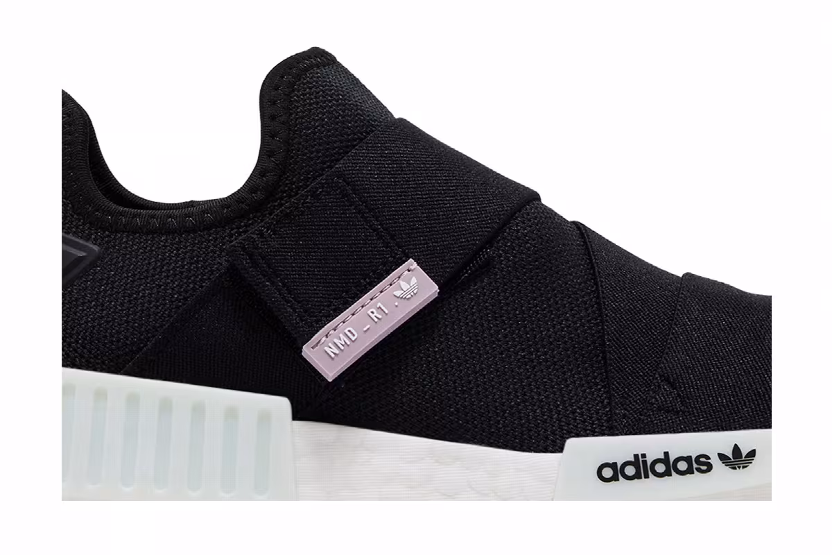 adidas Women's NMD_R1 Black White, view 3