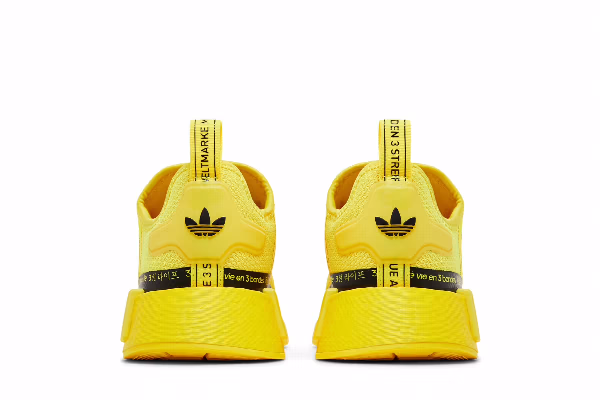 adidas Women's NMD_R1 Beam Yellow, view 7