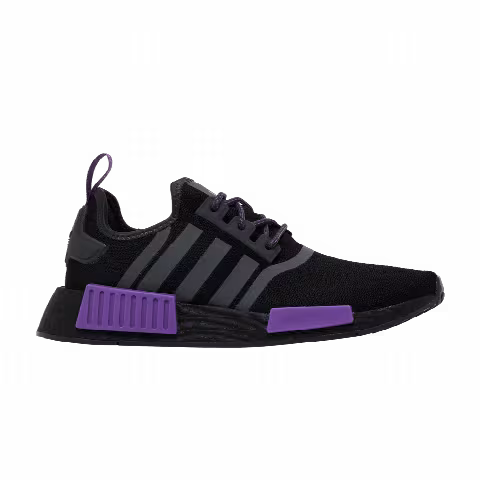 adidas NMD_R1 J 'Black Grey Active Purple'