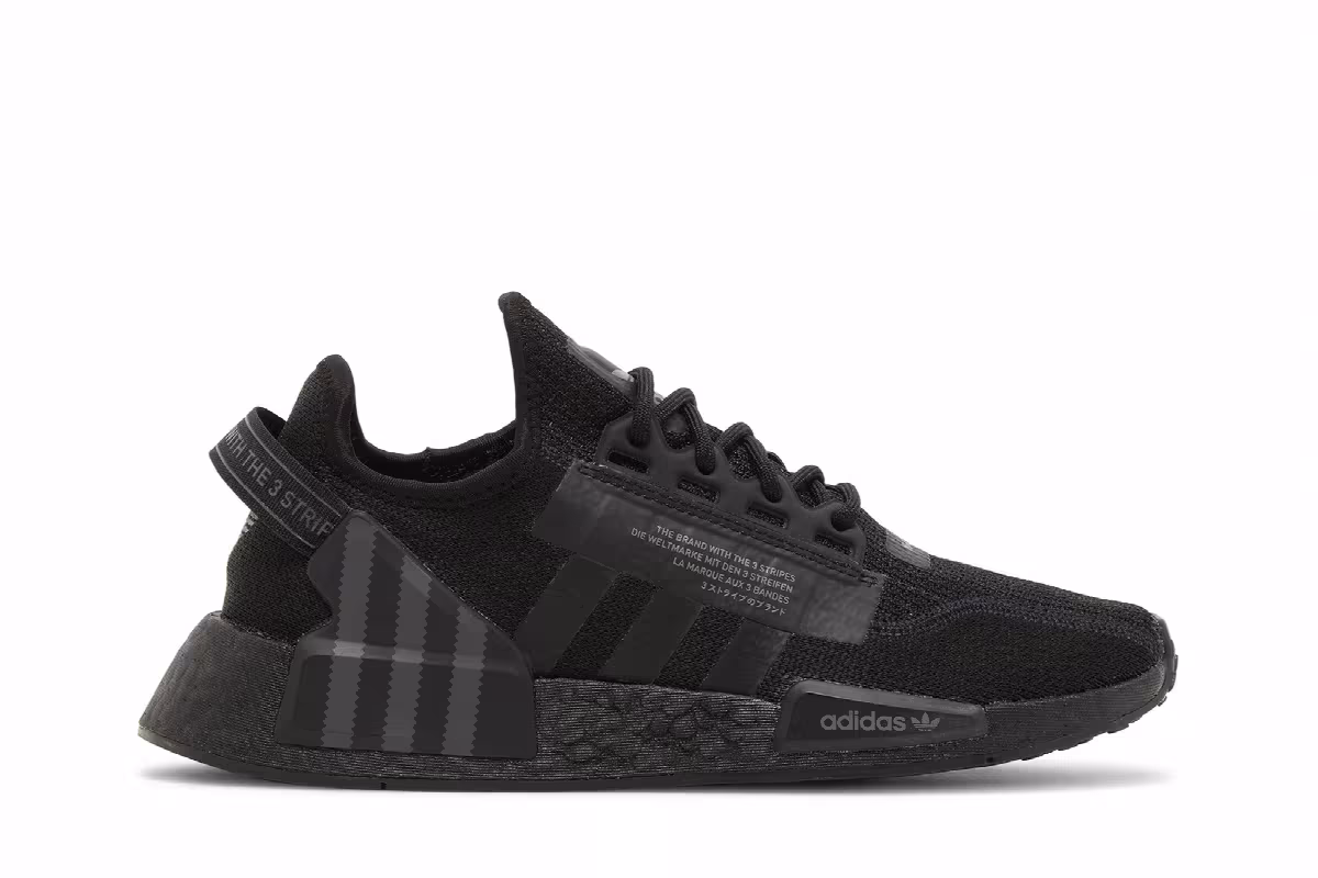adidas NMD_R1 V2 J Black Grey, view 2