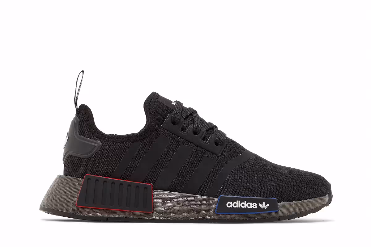 Adidas NMD_R1 Refined Big Kid Black Grey, view 2