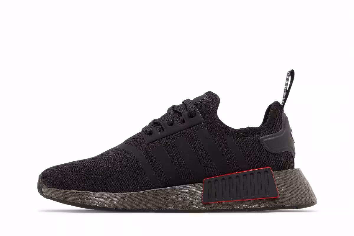 Adidas NMD_R1 Refined Big Kid Black Grey, view 4