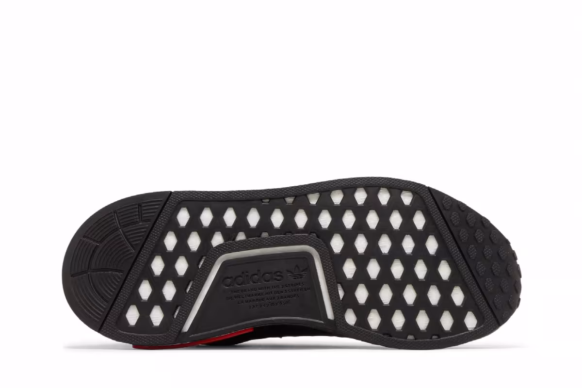 Adidas NMD_R1 Refined Big Kid Black Grey, view 5