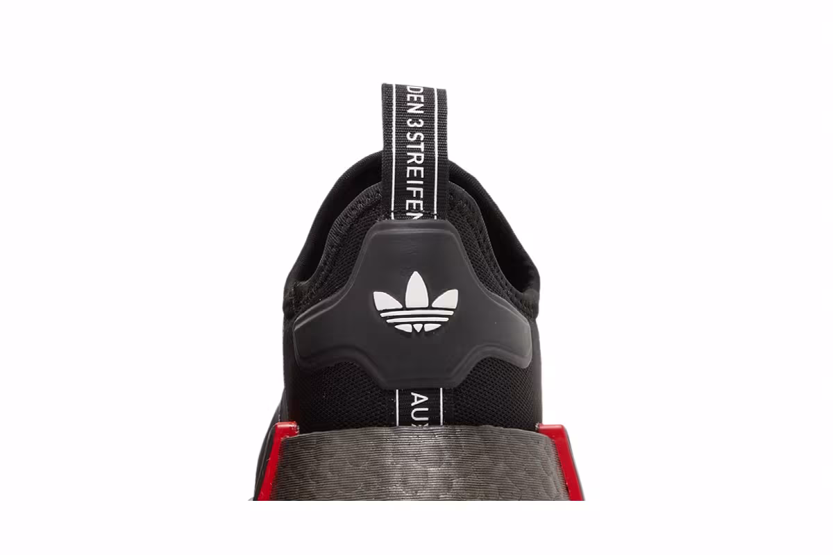 Adidas NMD_R1 Refined Big Kid Black Grey, view 8