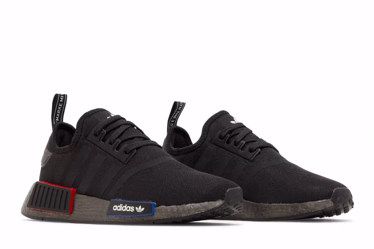 Adidas NMD_R1 Refined Big Kid Black Grey, view 9