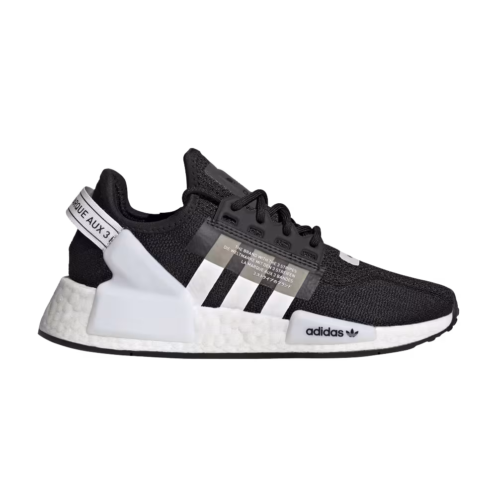 Adidas NMD_R1 V2 J Black White