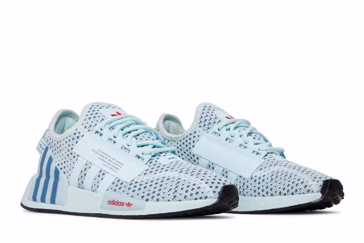 adidas NMD_R1 V2 J Almost Blue, view 9