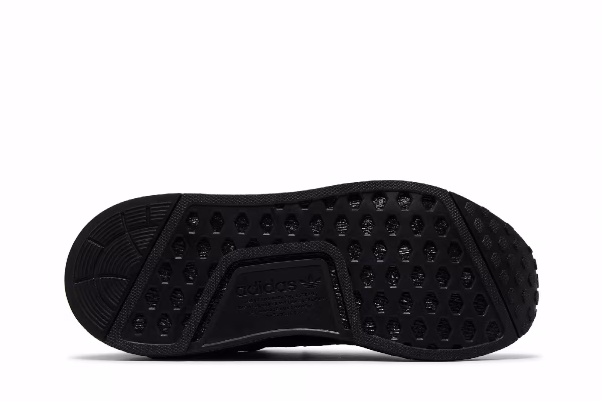 adidas NMD_R1 V2 J Black Gold Metallic, view 5