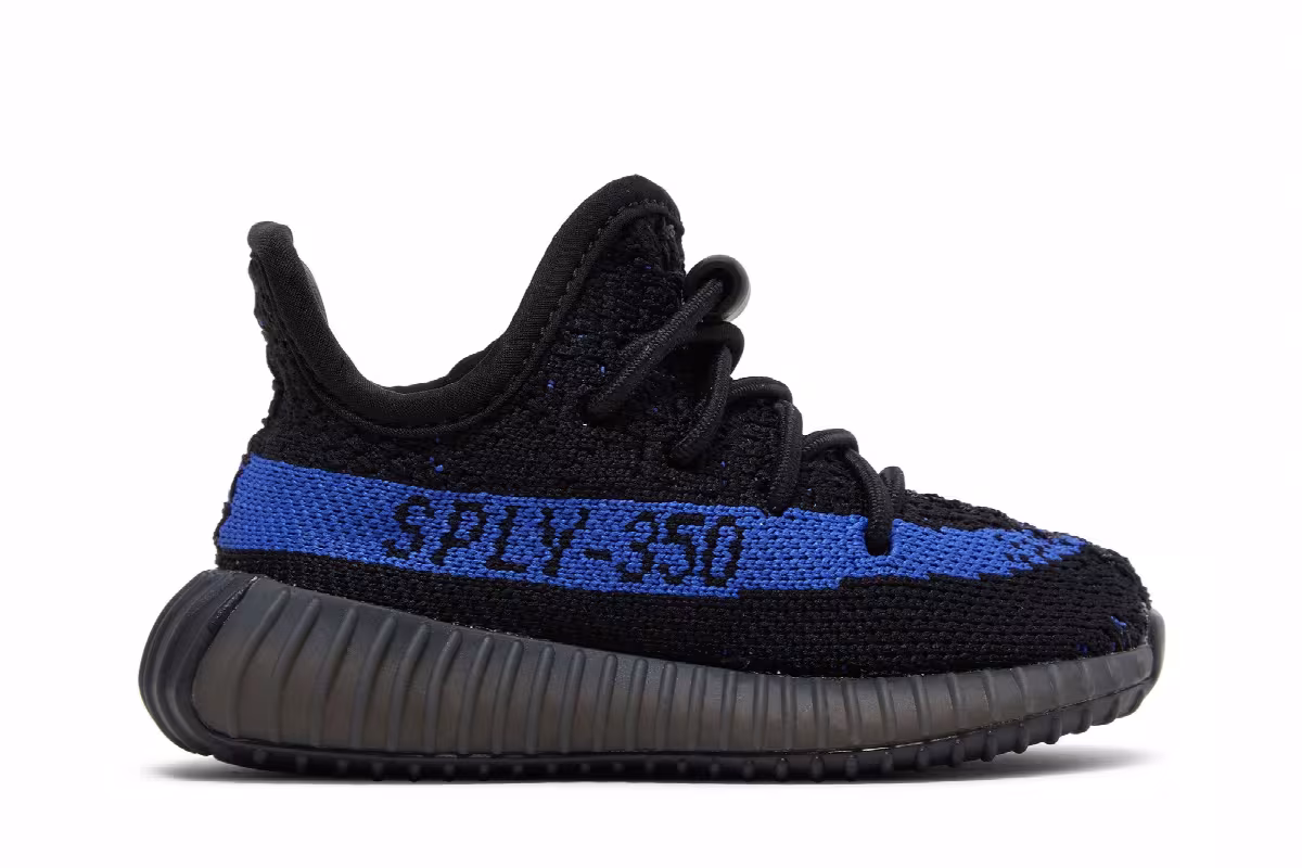 adidas Yeezy Boost 350 V2 Infants Dazzling Blue, view 2