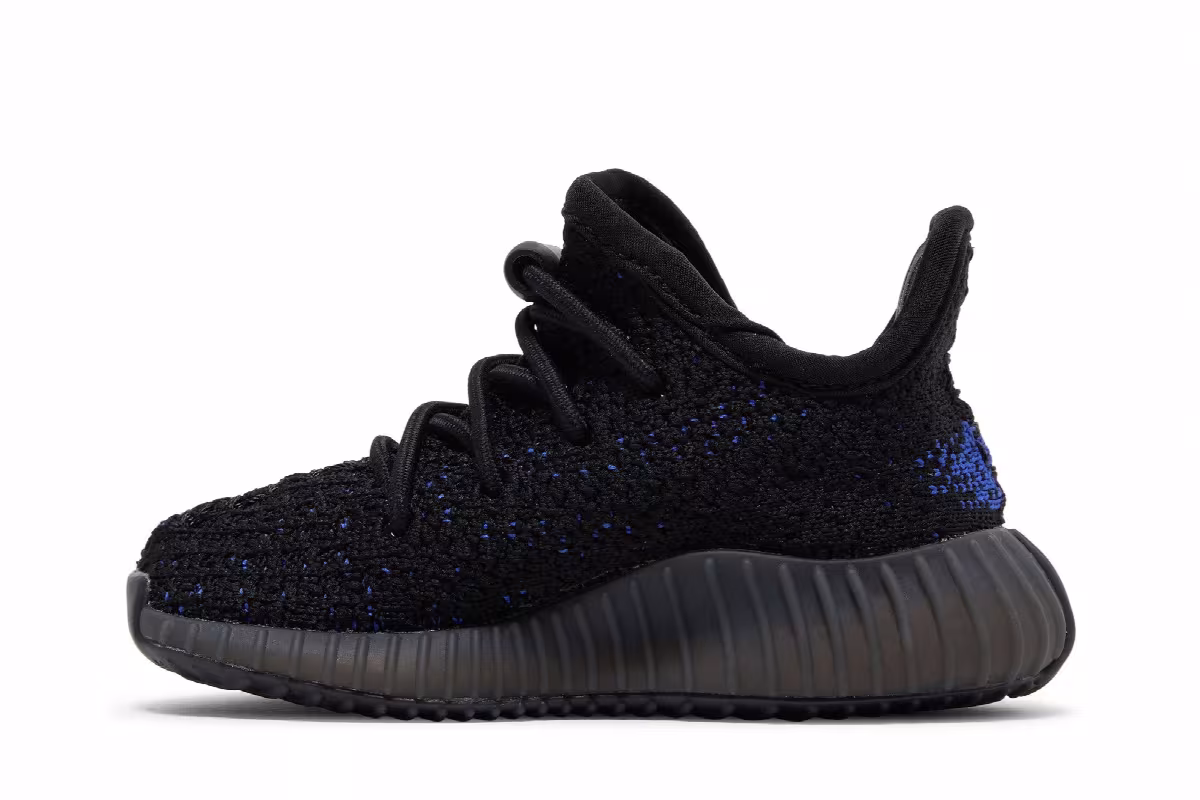 adidas Yeezy Boost 350 V2 Infants Dazzling Blue, view 4