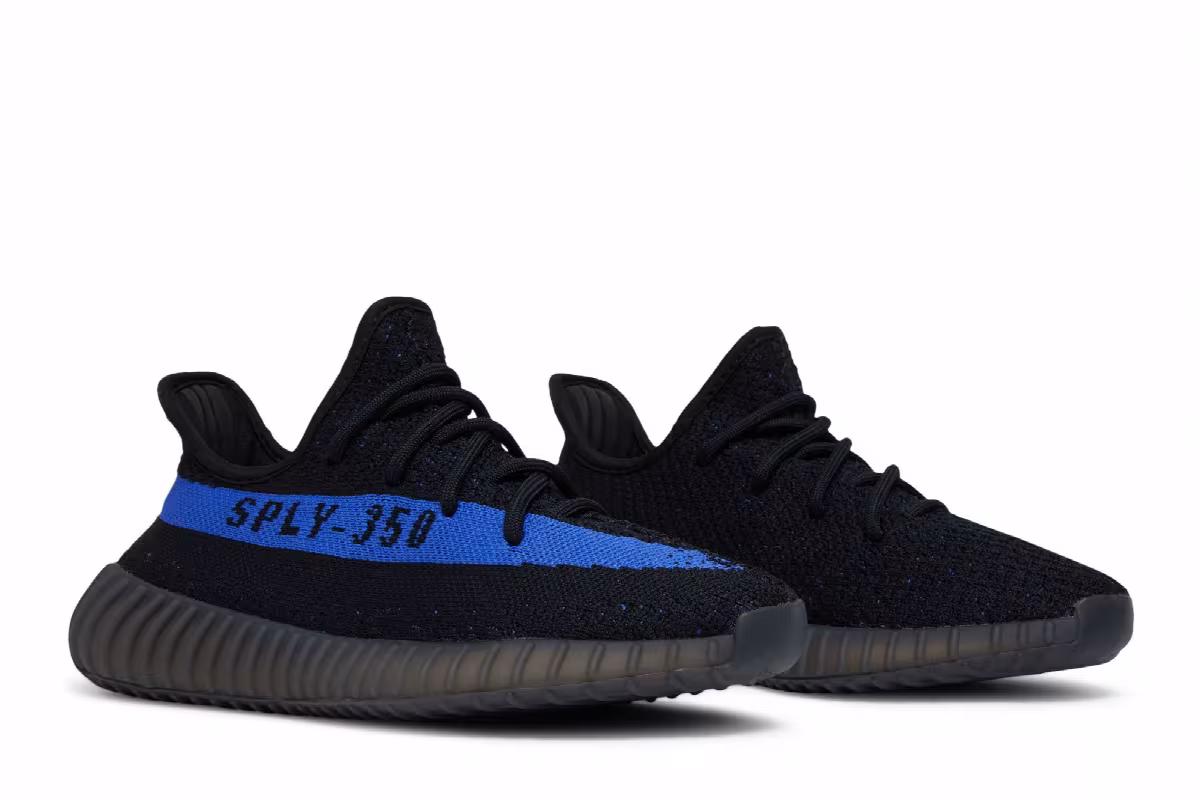 adidas Yeezy Boost 350 V2 Kids Dazzling Blue, view 9