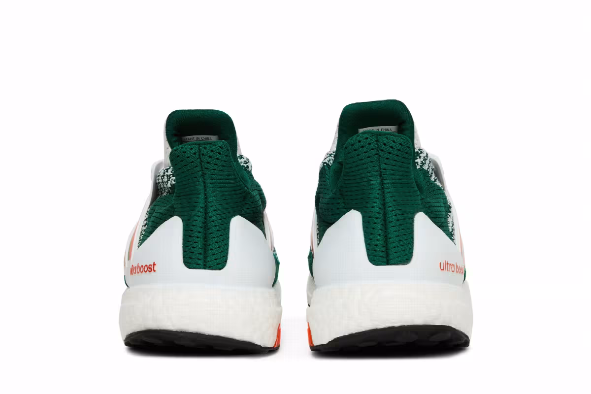 NCAA x adidas UltraBoost 1.0 Miami Hurricanes, view 7