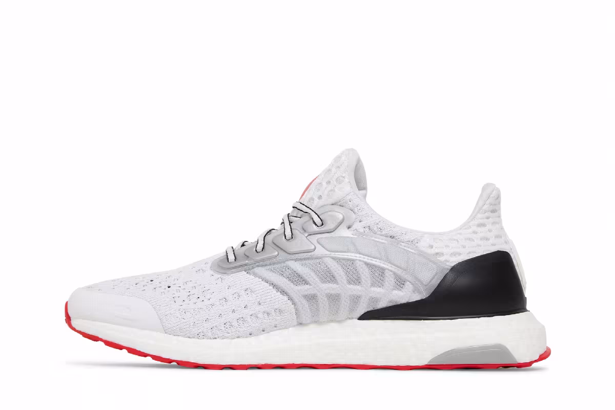 adidas UltraBoost Climacool 2 DNA White Vivid Red, view 4