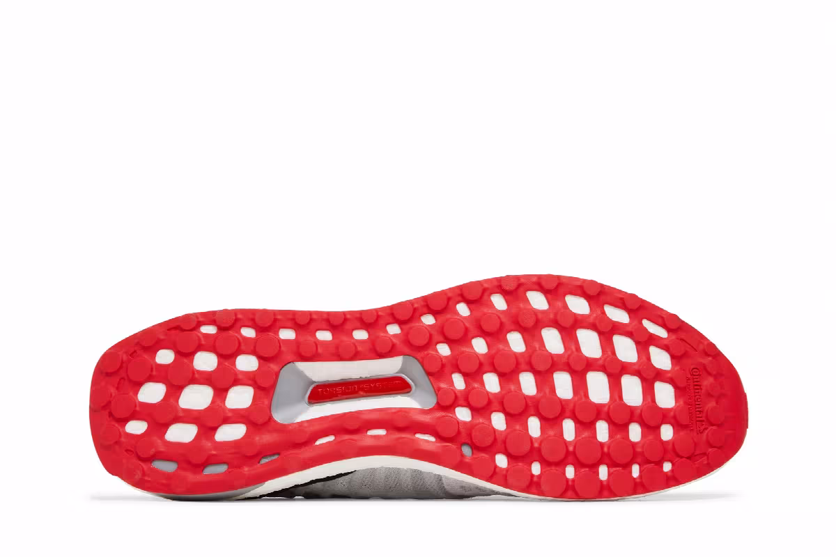 adidas UltraBoost Climacool 2 DNA White Vivid Red, view 5